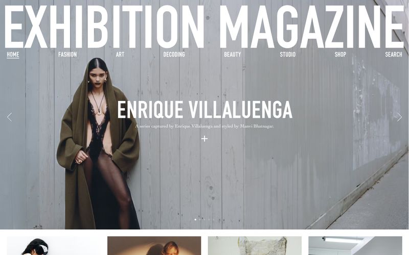 Exhibition Magazine Refero reference thumbnail