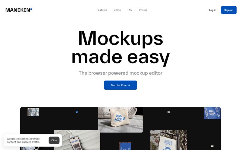 Mockups made easy Refero reference thumbnail
