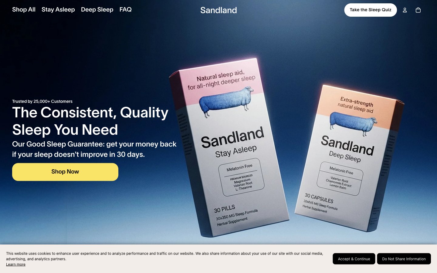 Sandland Sleep